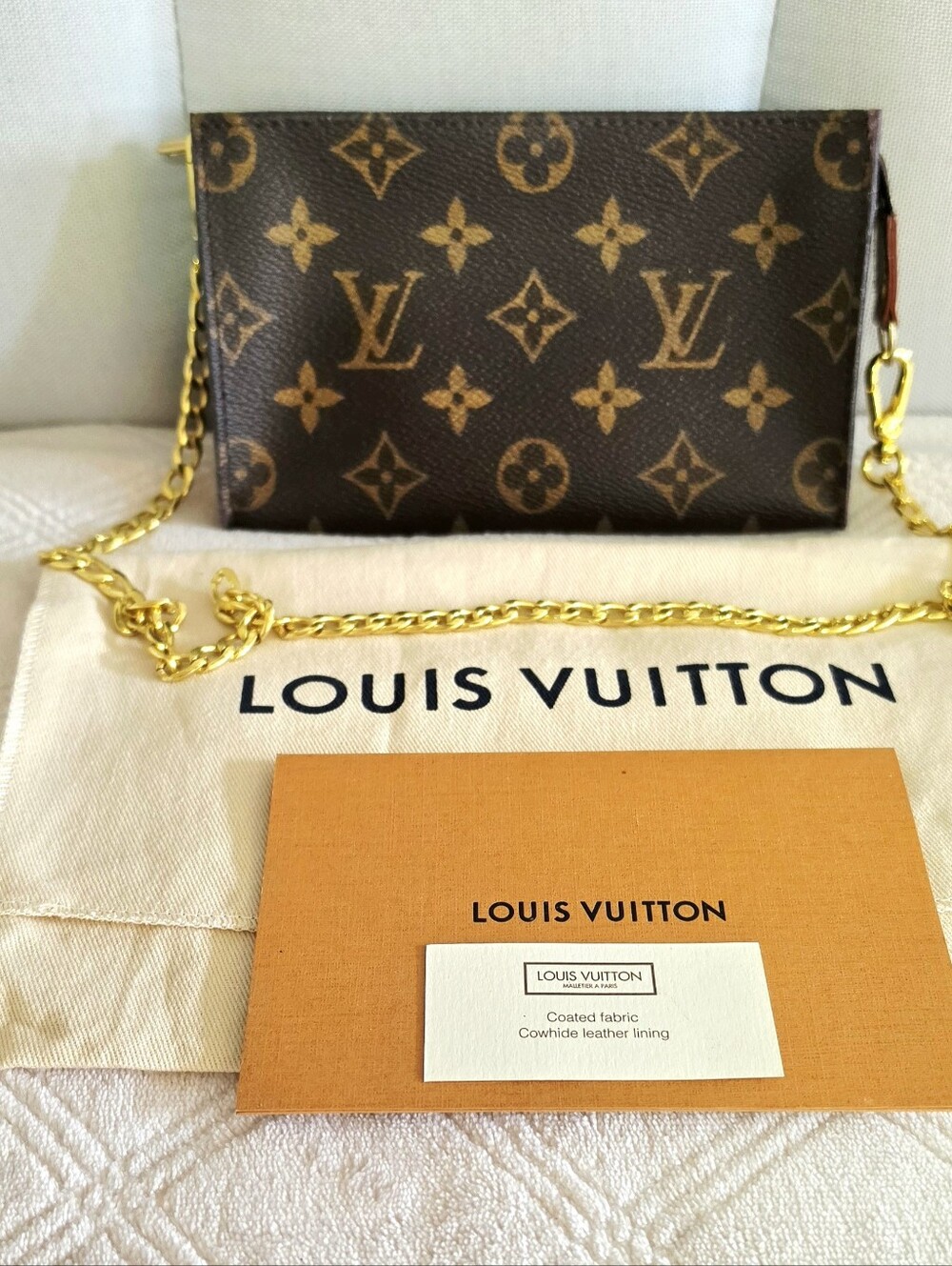 Authentic Louis Vuitton Monogram Pouch